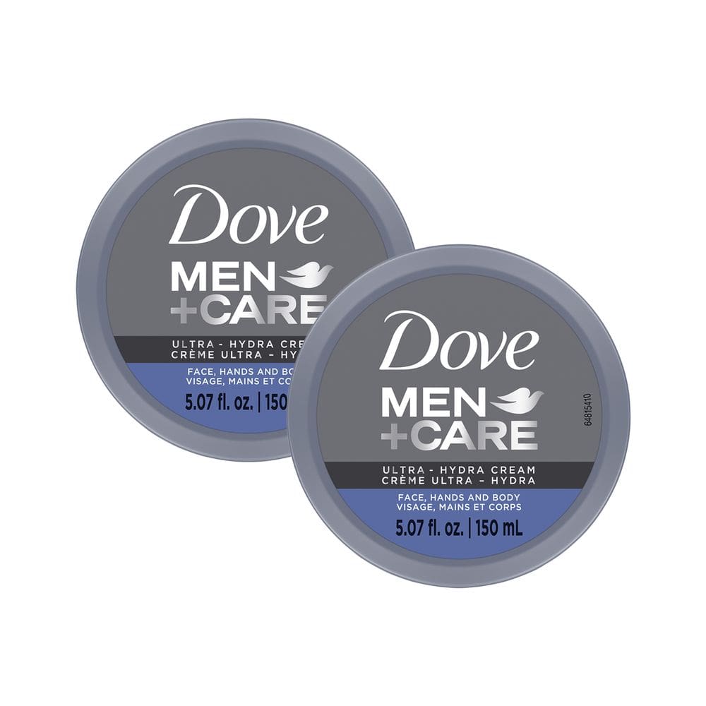 Creme hidratante Dove Men Plus Care Ultra Hydra, pacote com 2 unidades