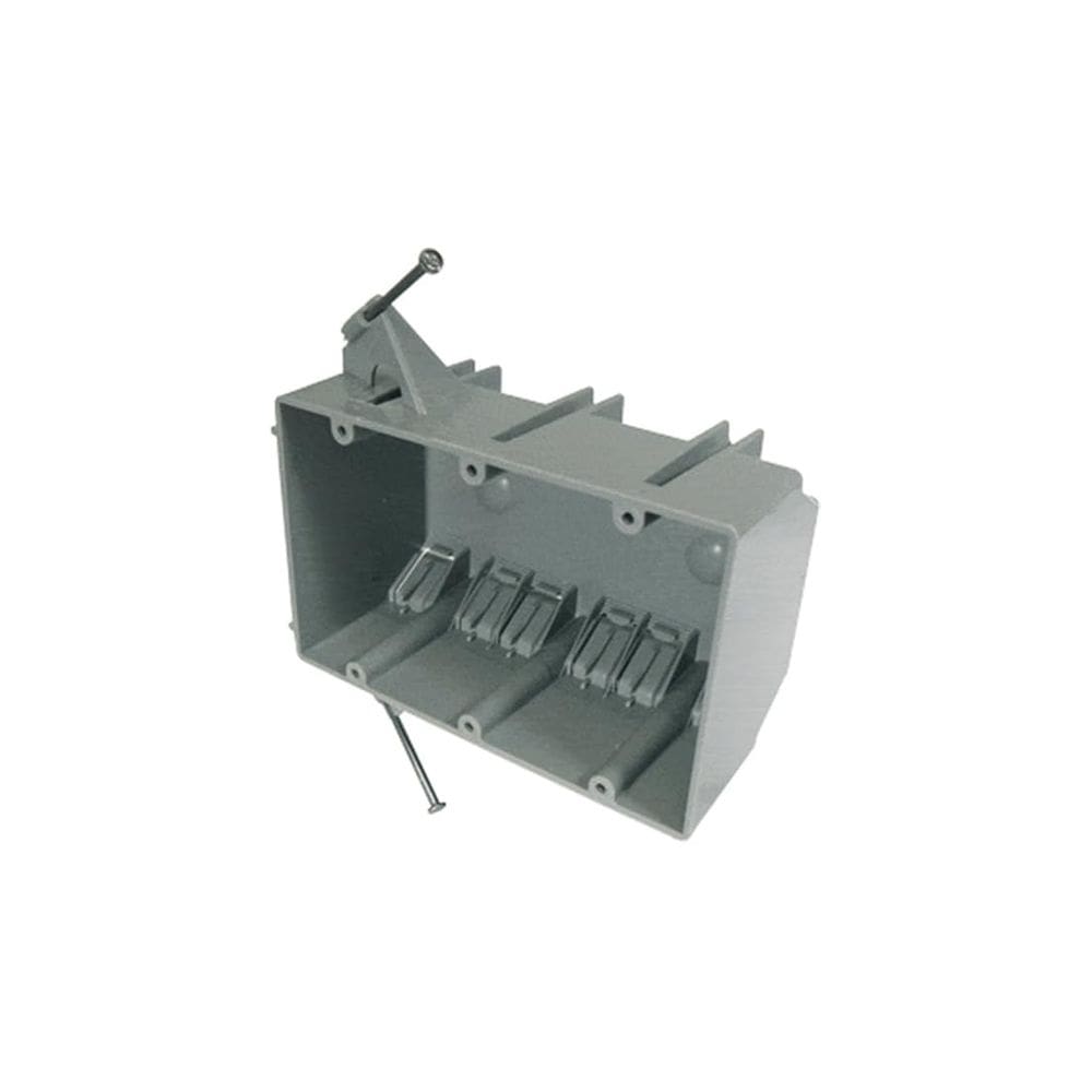 Caixa elétrica de PVC Cantex Three Gang 9x10x8 cm