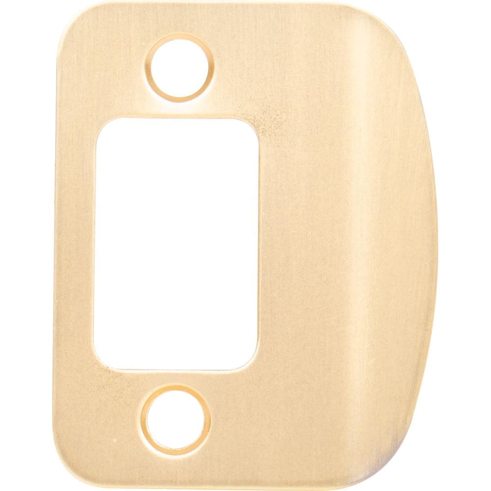 Strike Plate Stone Harbor Hardware Full Lip 5,7 cm em latão acetinado