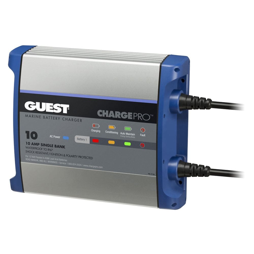 Carregador de bateria Guest 2710A a bordo 10A/12V 1 banco 120V