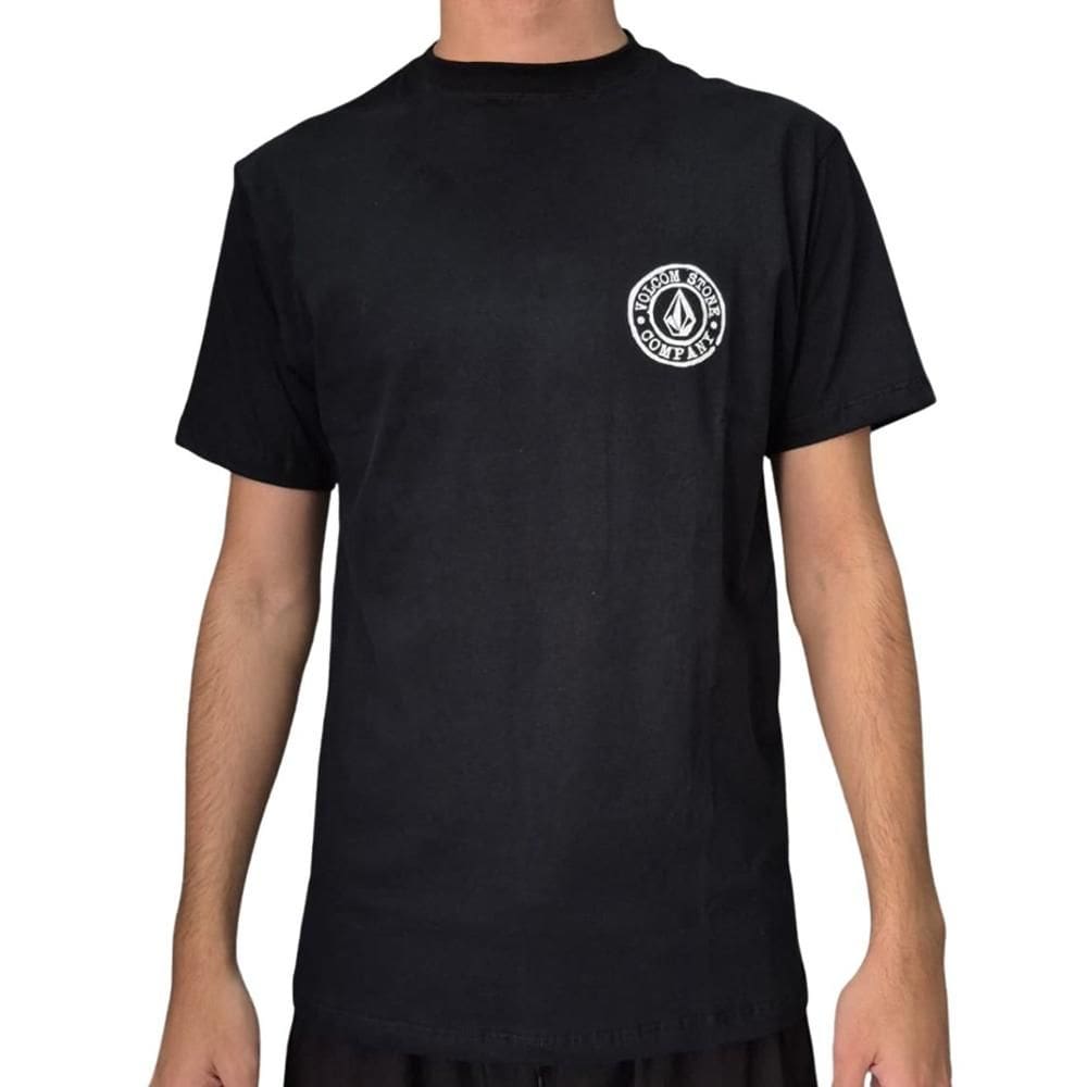 Camiseta Volcom Difuse SM26 Masculina Preto