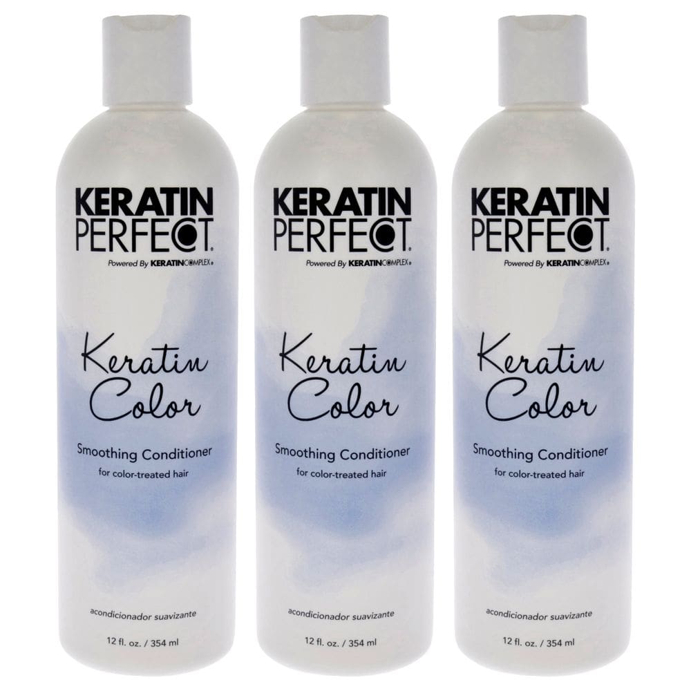 Condicionador Keratin Perfect Keratin Color, pacote com 3
