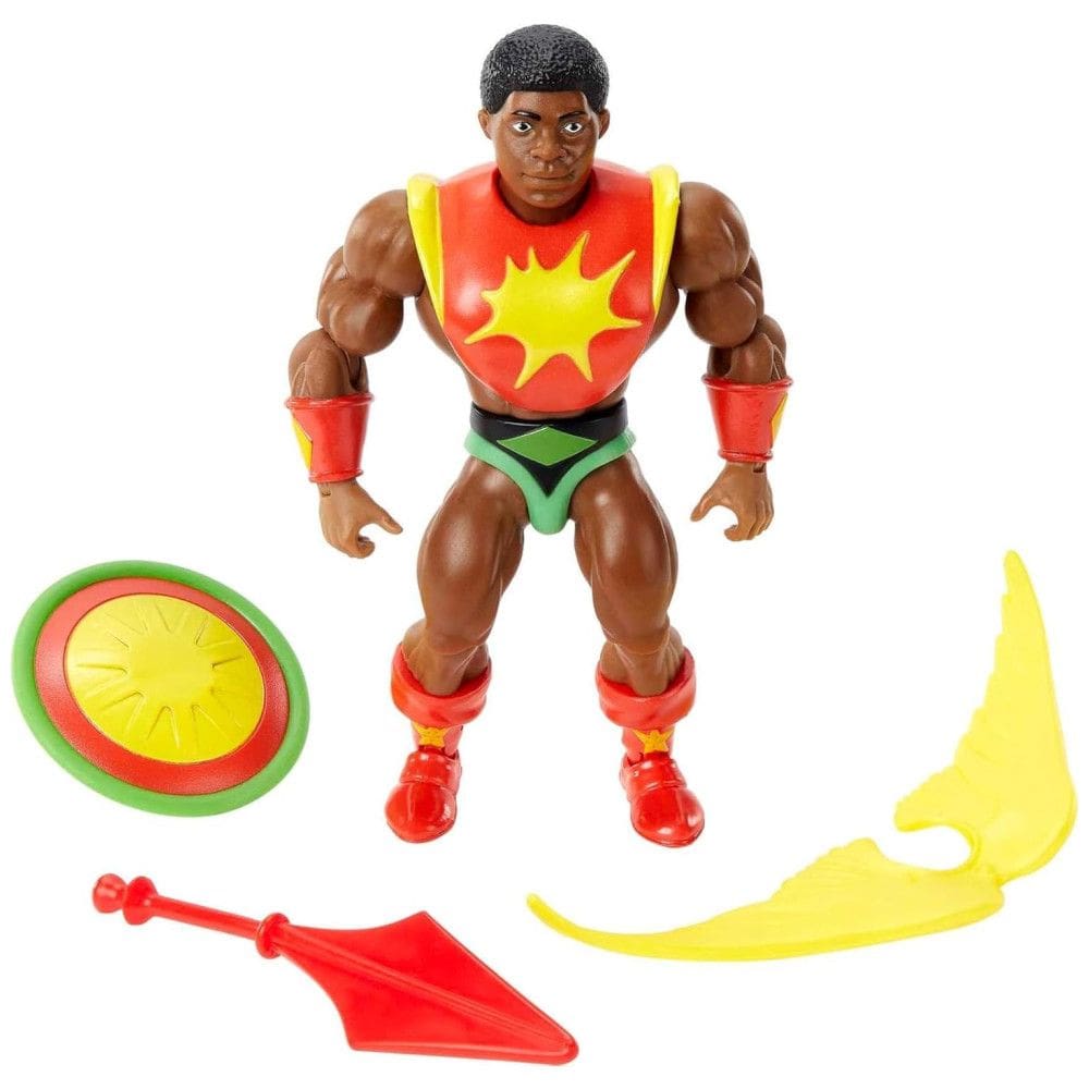 Boneco de Ação Colecionável Sun Man de 14 cm de Altura com 16 Articulações, Master Of The Universe