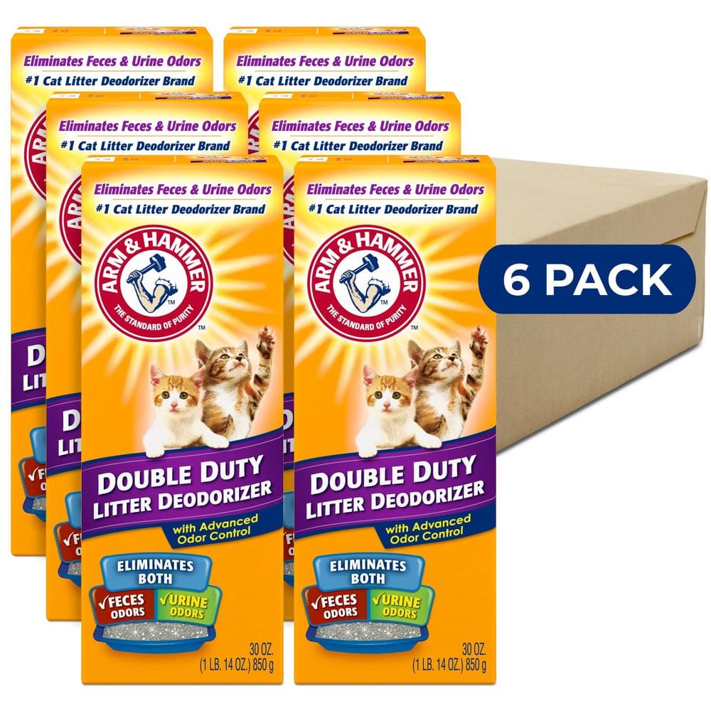 Desodorizante Cat Litter Arm & Hammer Double Duty 900 ml, pacote com 6