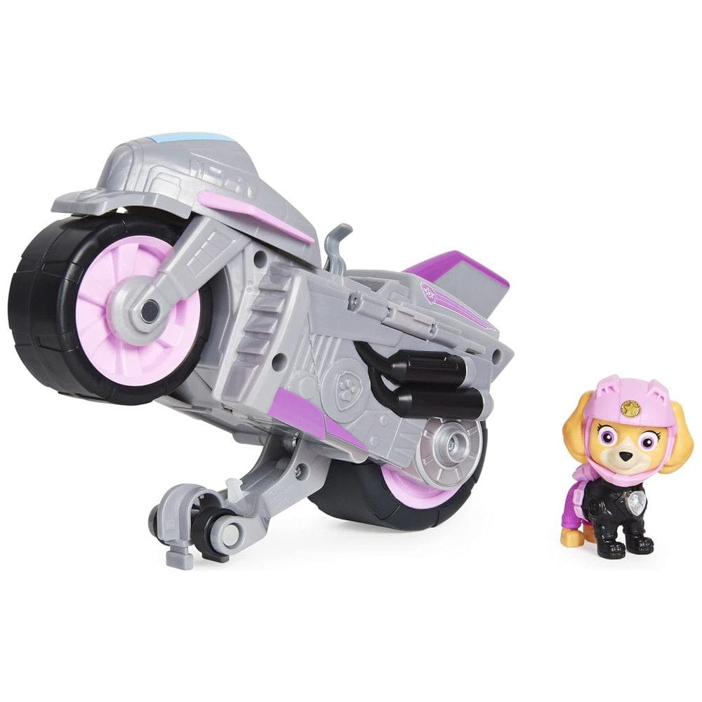 Moto Pups Skye com Cavalinho e Figura para Crianças Acima de 3 Anos, Patrulha Canina