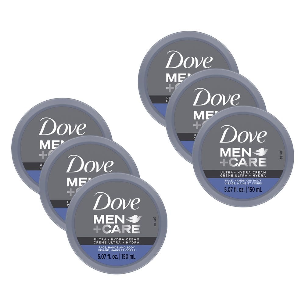 Creme hidratante Dove Men Plus Care Ultra Hydra, pacote com 6
