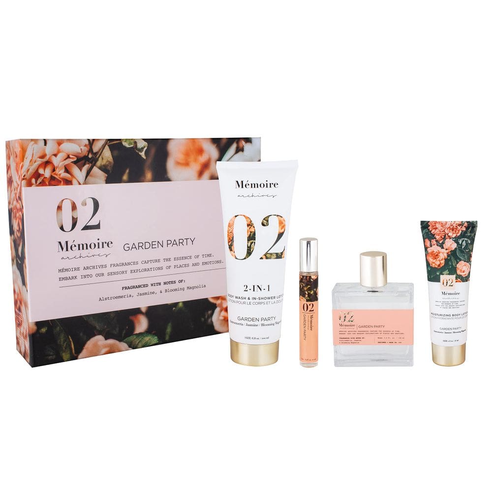Conjunto de presentes de perfume Memoire Archives Garden Party para mulheres