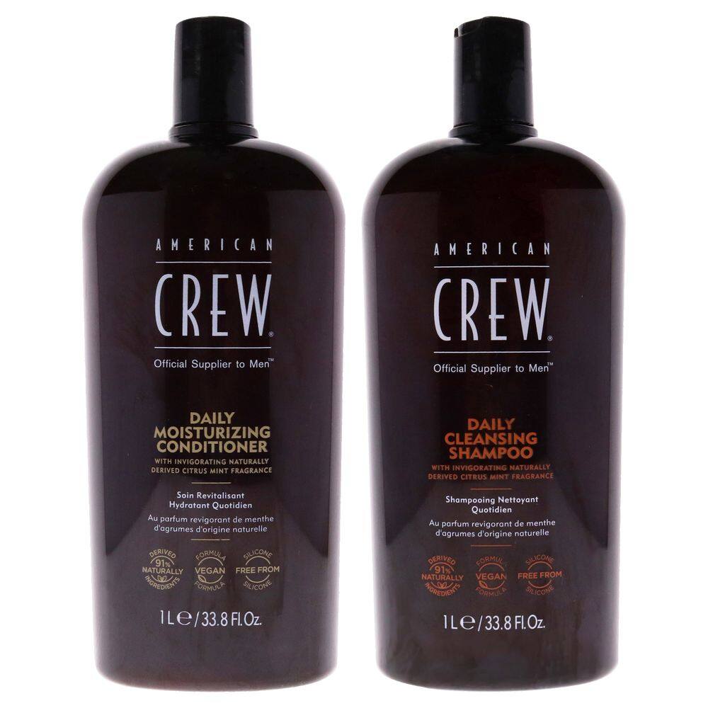 Kit de shampoo e condicionador American Crew Daily Cleansing