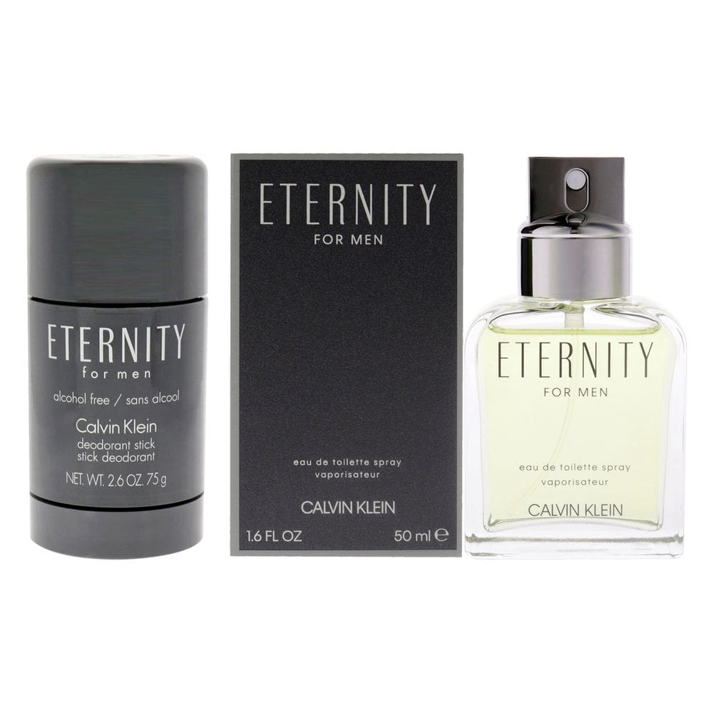 Kit de perfume Calvin Klein Eternity para homens, 2 peças