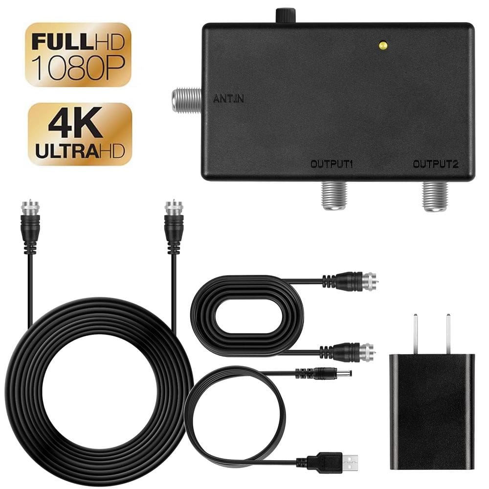 Amplificador de distribuição de amplificador de sinal de antena de TV 30dB
