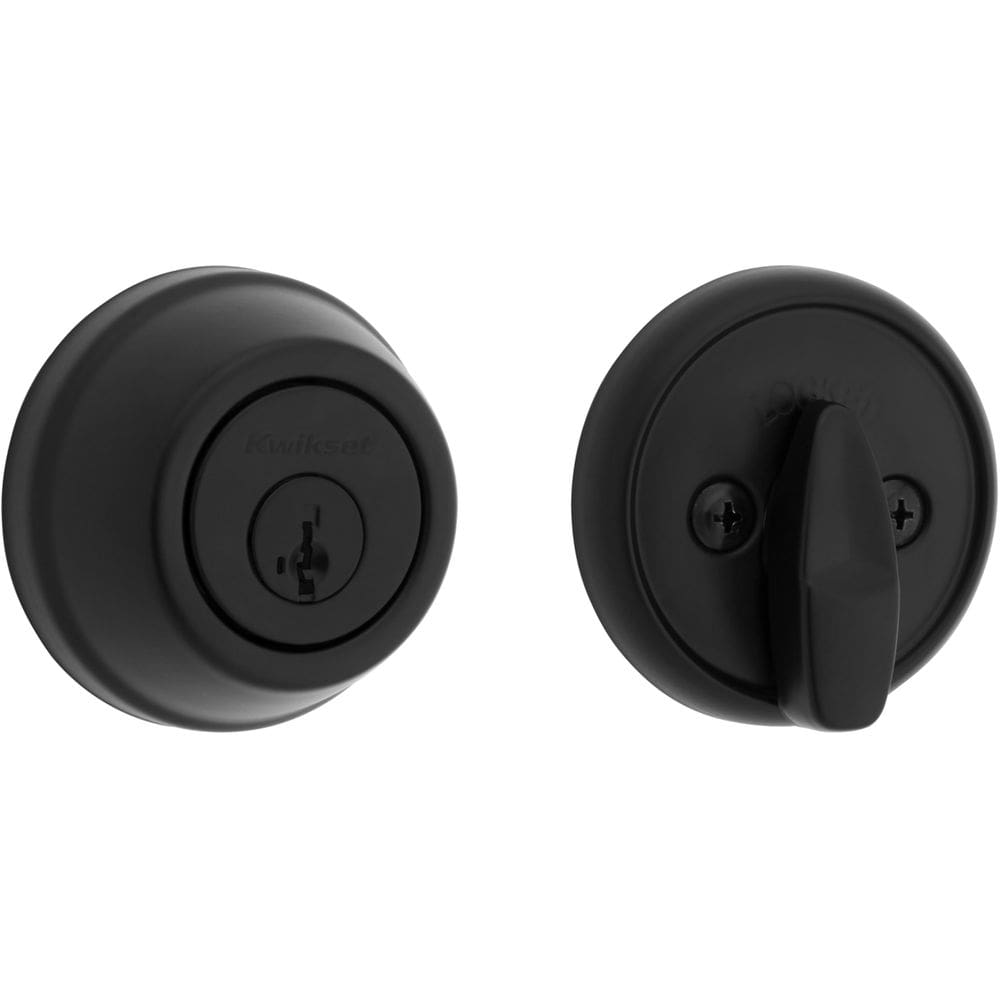 Fechadura de cilindro único Lock Kwikset 780 preta fosca