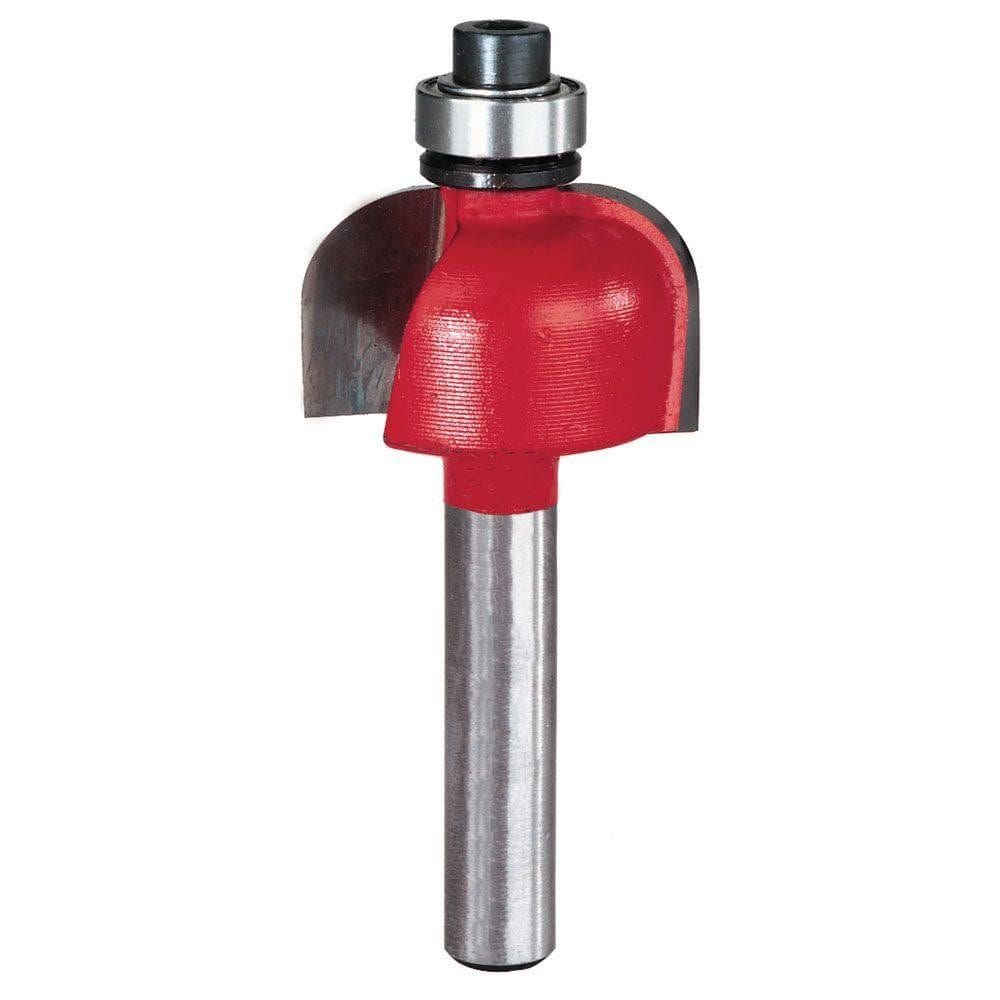Bit de roteador Diablo DR30102 2,2 cm de diâmetro, raio de 0,64 cm, haste de 0,64 cm