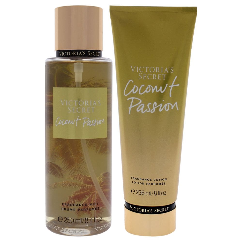 Kit de 2 peças de perfume Victorias Secret Coconut Passion para mulheres
