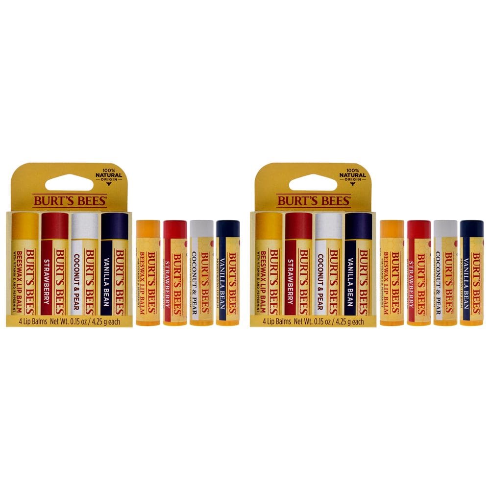 Conjunto de presentes de beleza Bálsamo labial hidratante Burts Bees Best Of Burts