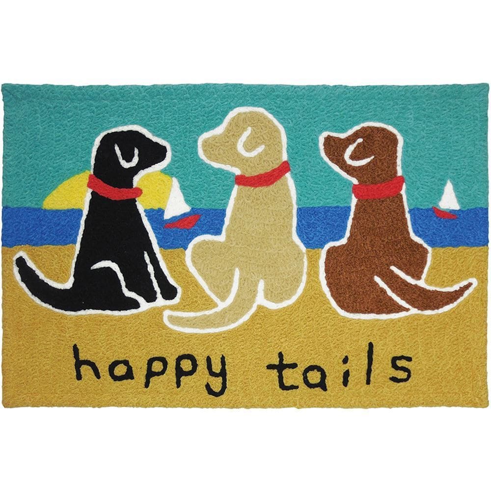 Alfombra Jellybean Happy Tails 53 x 84 cm de Poliéster Lavable