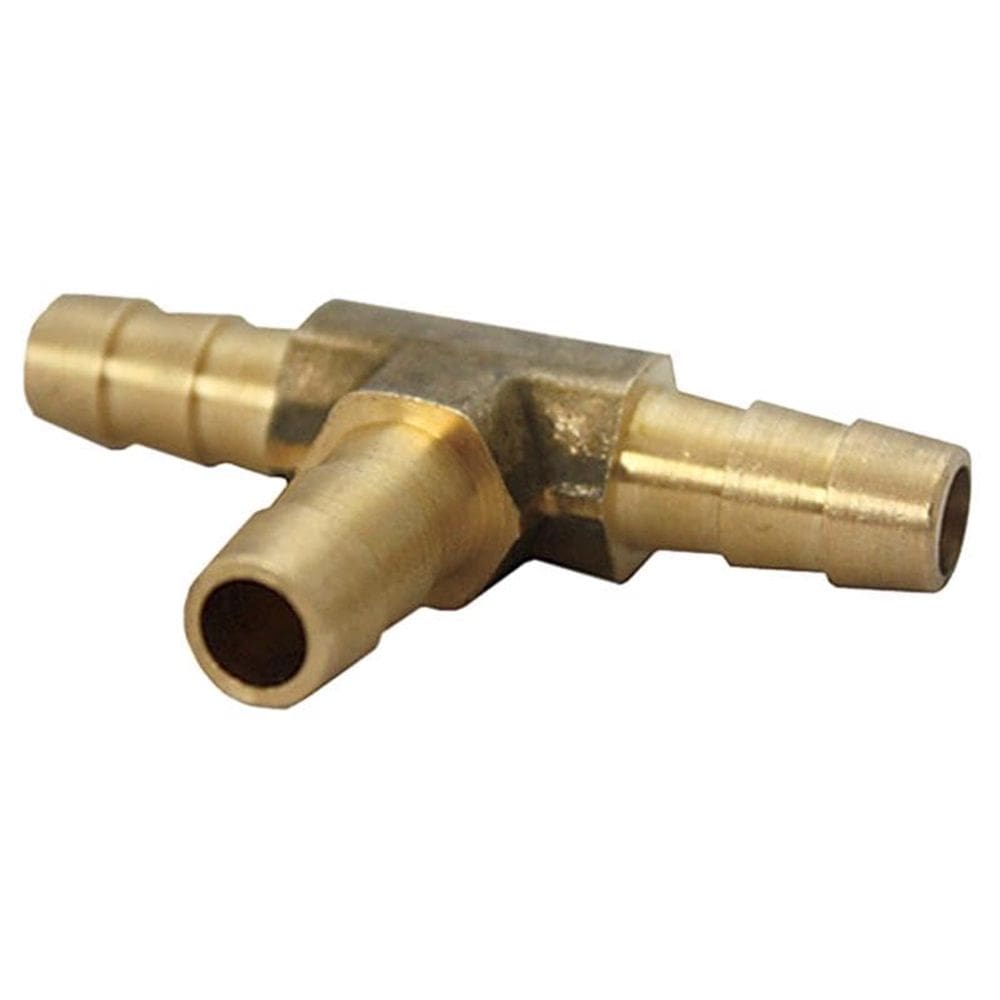 Conector Homeplus+ Tee em latão de 5/16 polegadas sem grafite