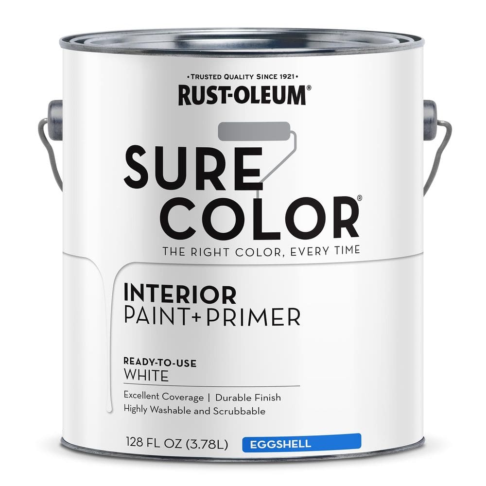 Pintura Rust-Oleum 380217 White Interior Eggshell 3.78L