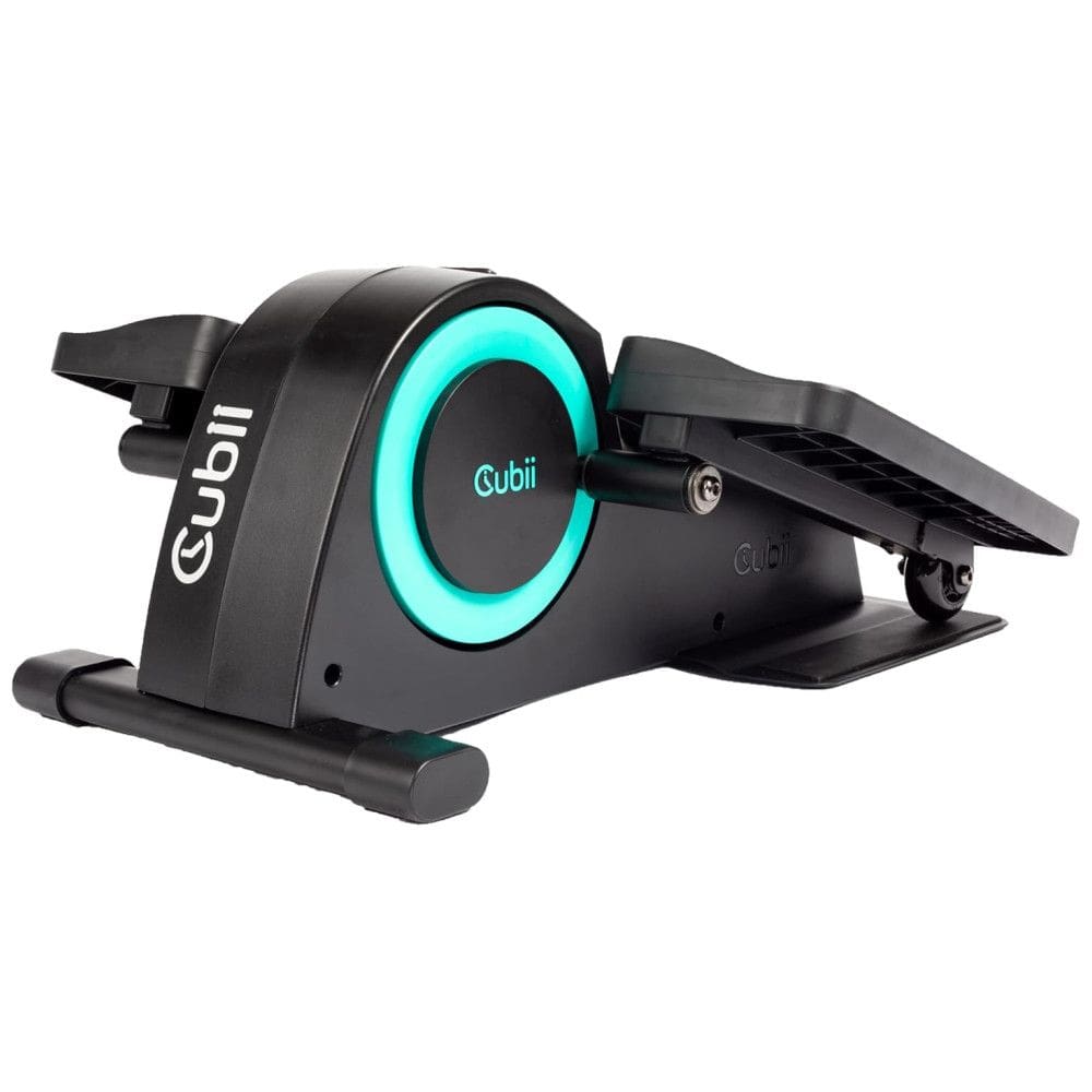 Cubii JR1 Mini Aparelho Elíptico Motorizado para Treino em Casa Sentado com Monitor LCD e Velocidade Ajustável, Azul