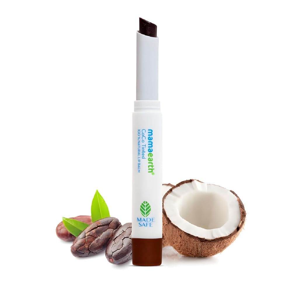 Bálsamo labial Mamaearth Nourishing CoCo Tinted 2g com vitamina E