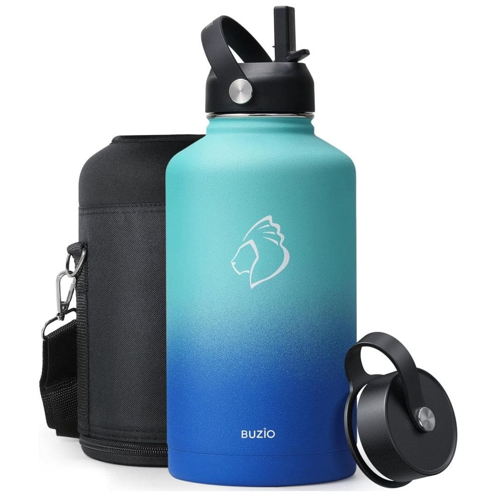 Garrafa Térmica 1900L Portátil com Isolamento a Vácuo, Aço Inoxidável, BUZIO, Verde