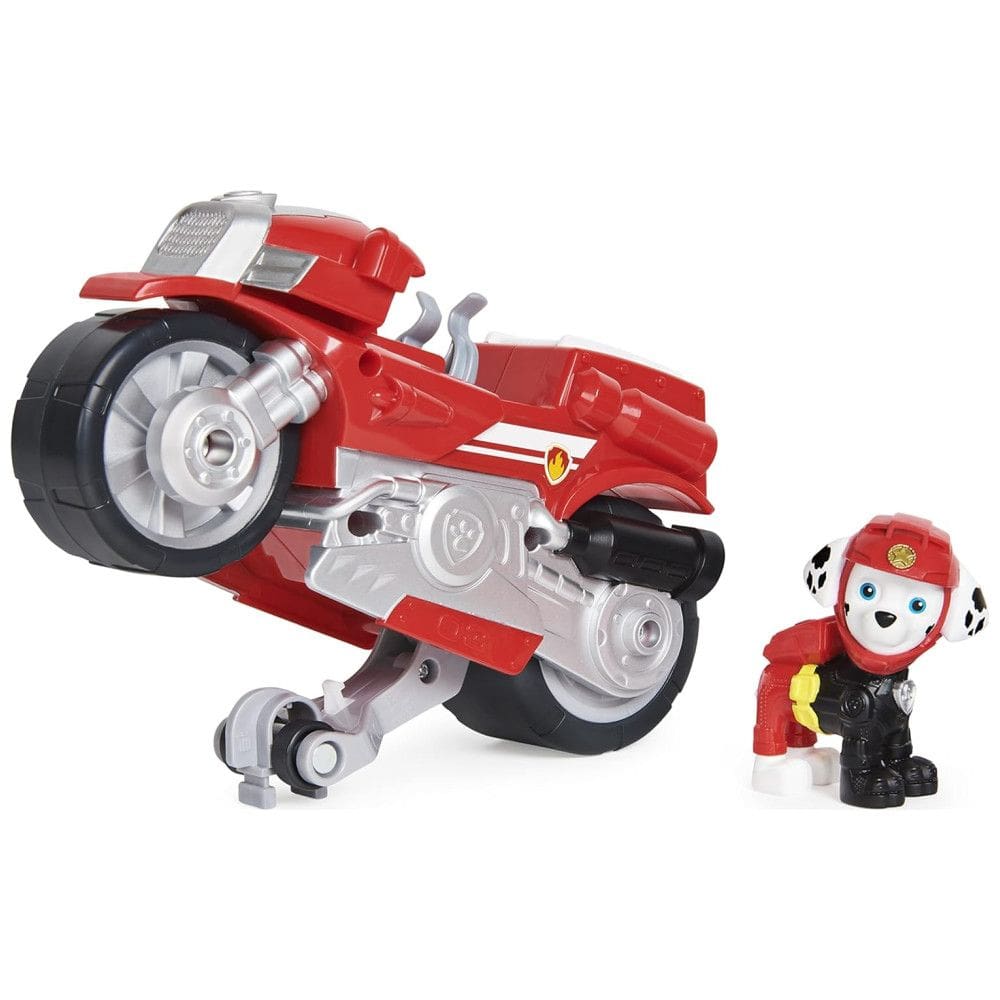 Moto Pups Marshall`s Deluxe com Cavalinho e Figura para Crianças Acima de 3 Anos, Patrulha Canina