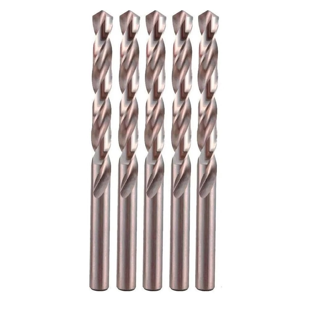 5 Brocas 8,75x125mm Aço Rápido Hss Para Metal Makita D-06529