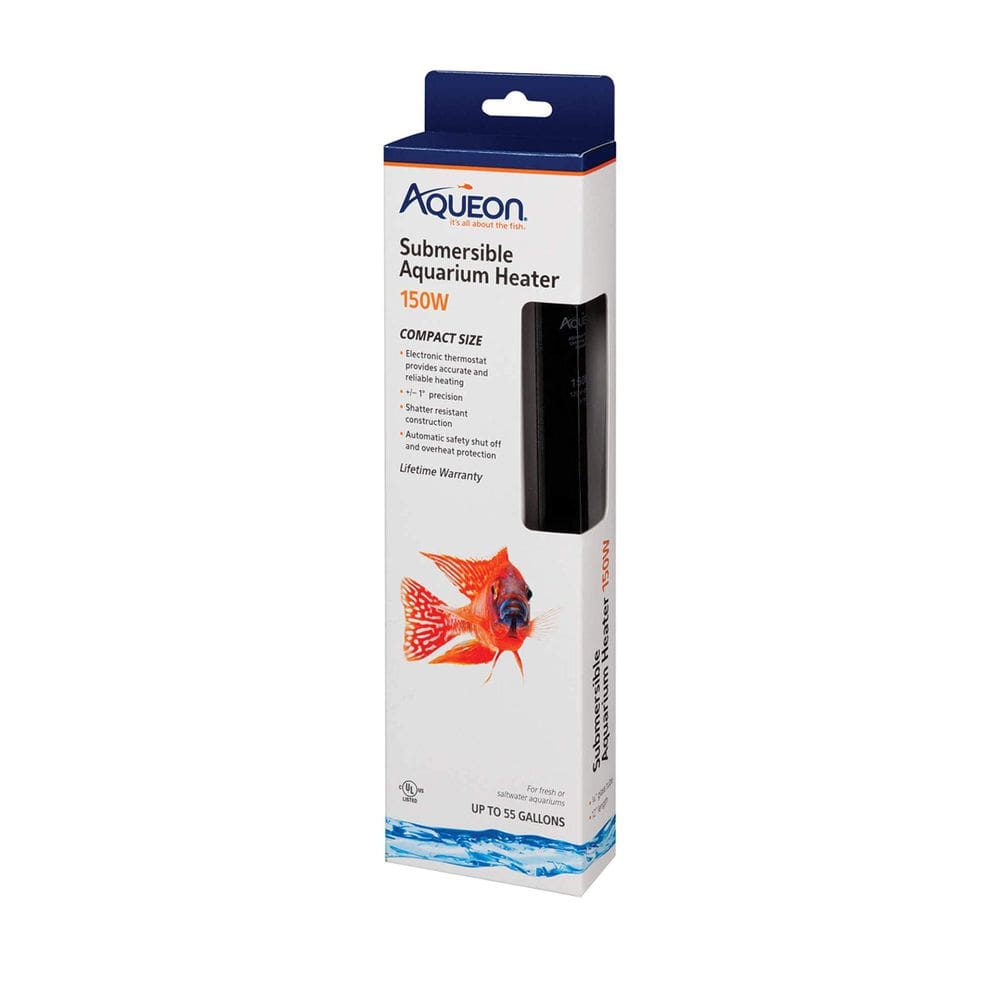 Aquecedor de aquário Aqueon Submersível 150W para tanque de 208L