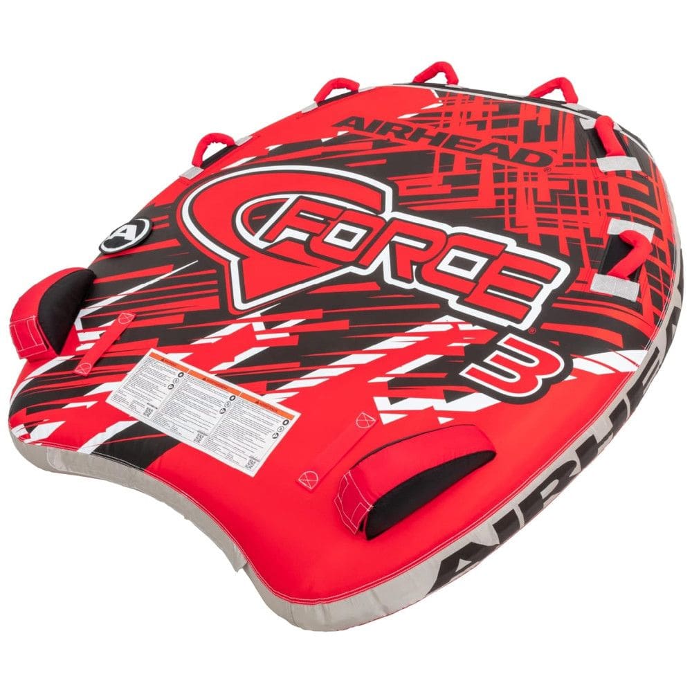 Boia Rebocável Inflável Para 3 Pessoas, Resistente, AIRHEAD, Vermelho
