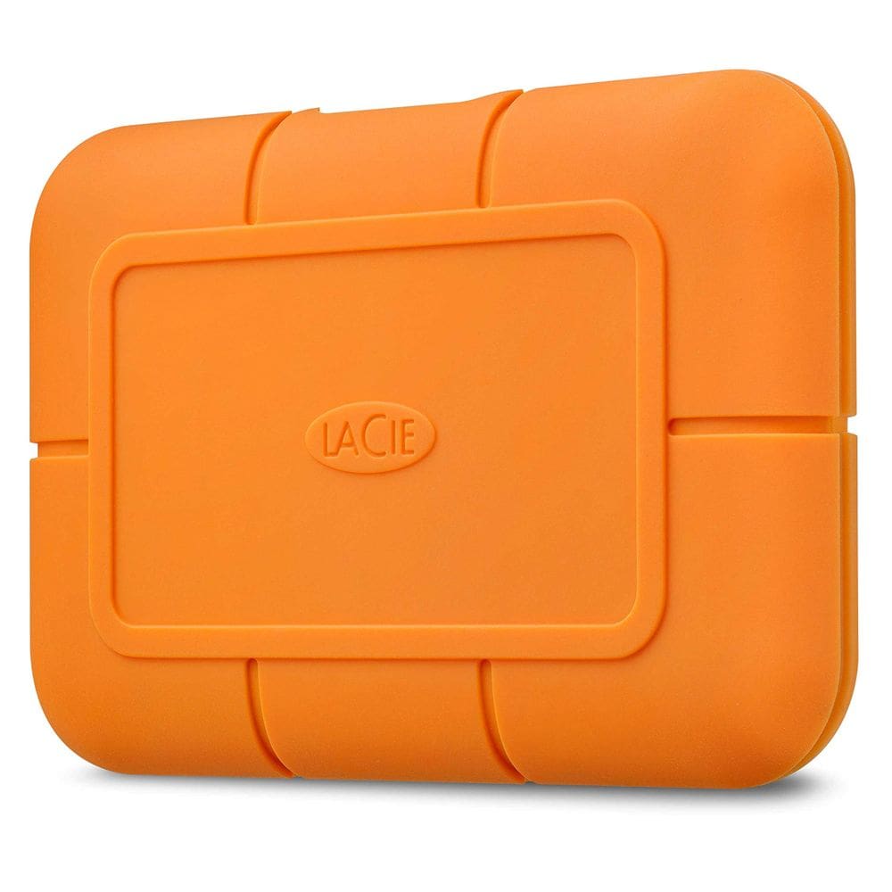 Unidade de estado sólido LaCie Rugged SSD de 1 TB USB-C 3.2 NVMe 1050 MB/s