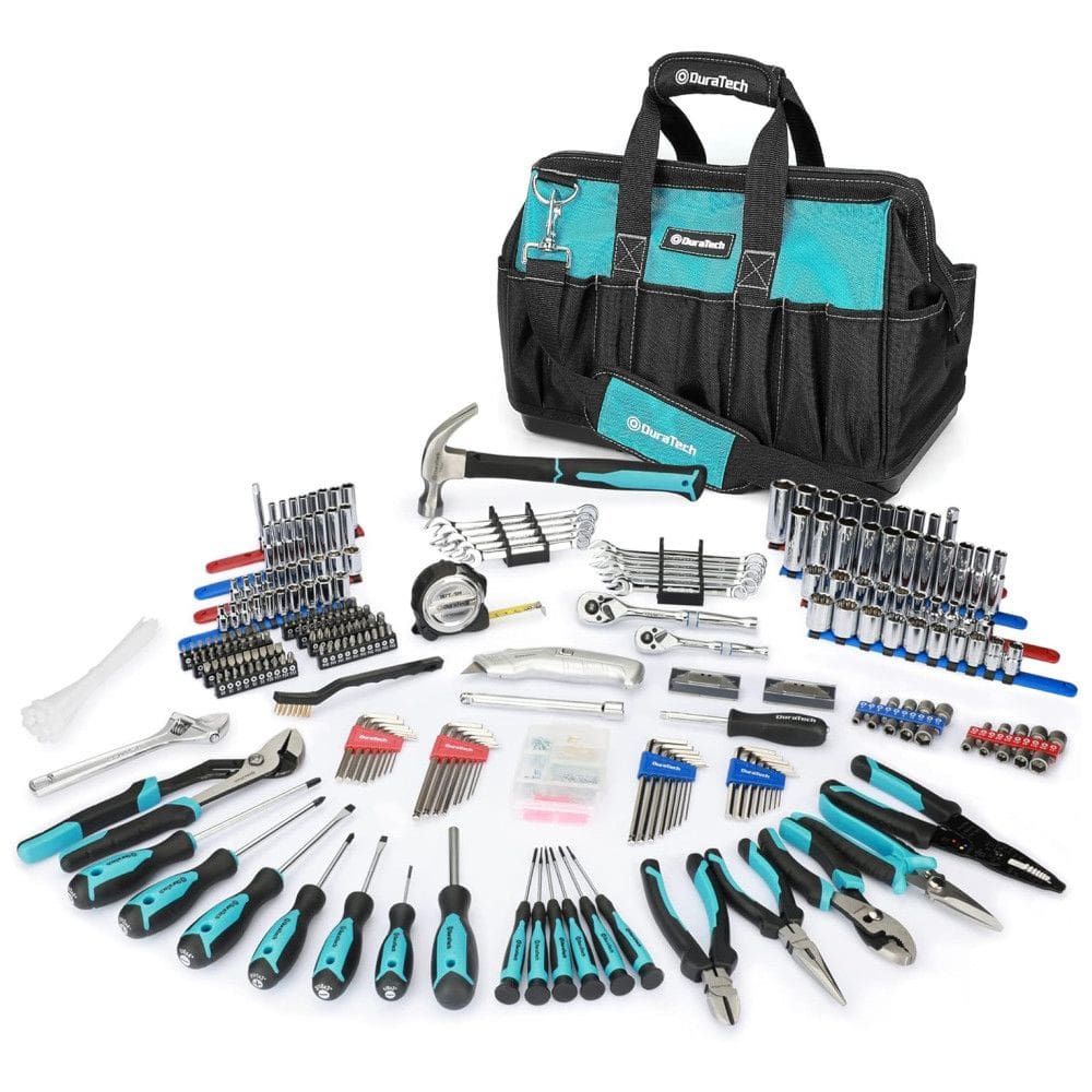 Kit de Ferramentas com Maleta de Transporte, 269 Peças, DURATECH, Azul