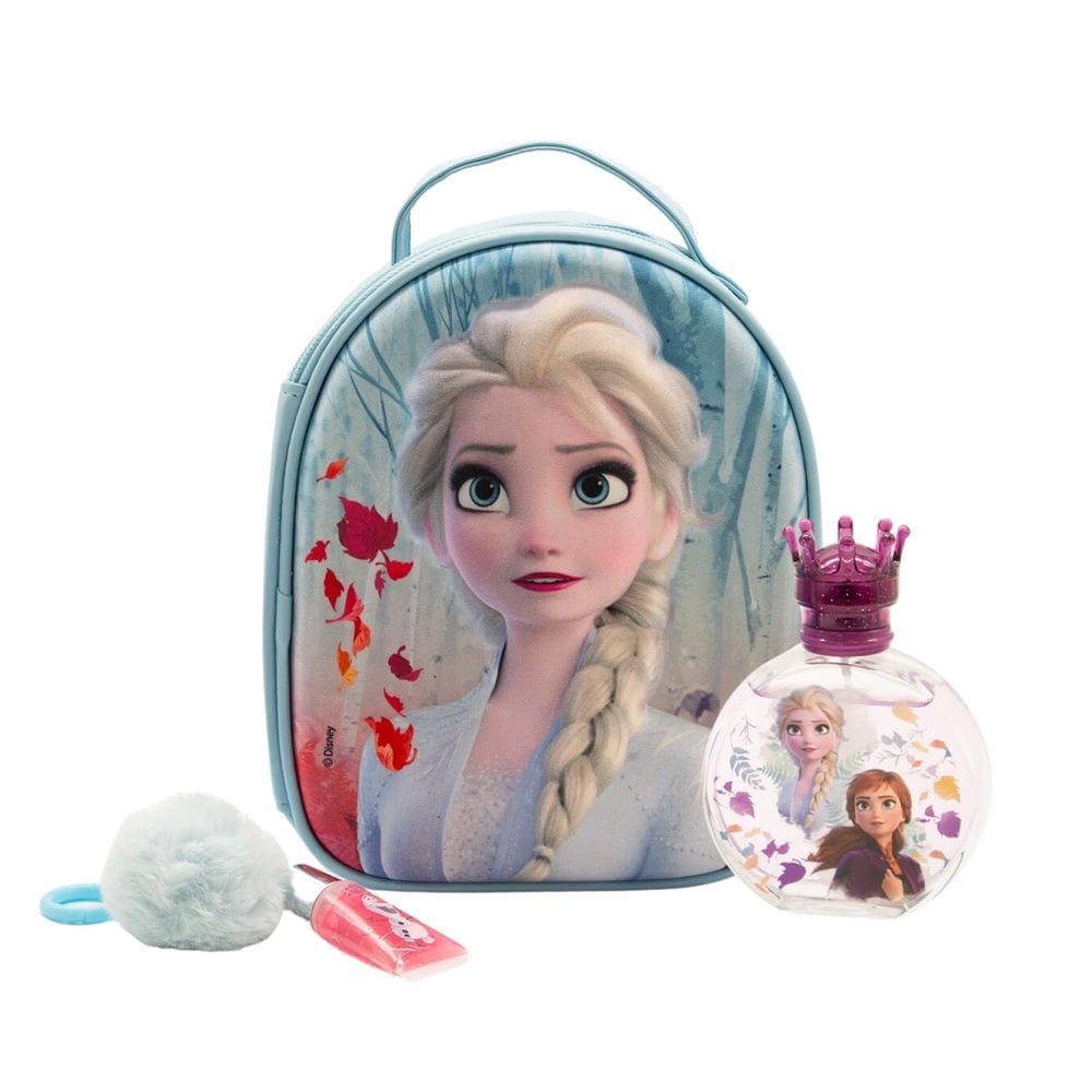 Perfume Air-Val Frozen II EDT 100 ml com brilho labial e conjunto de presente