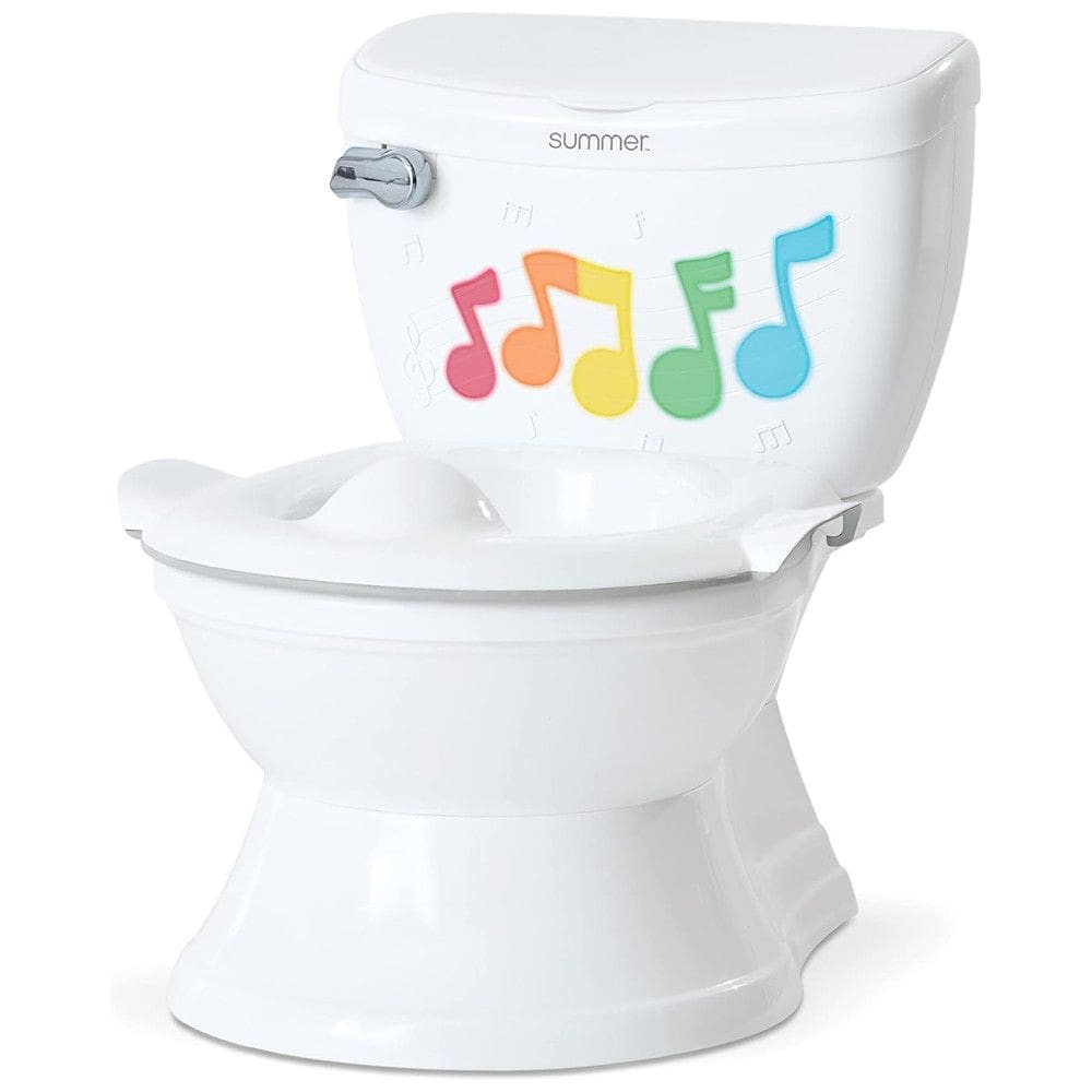 Troninho Realista Interativo para Crianças com Assento Ergonômico, SUMMER INFANT 11723Z, Branco