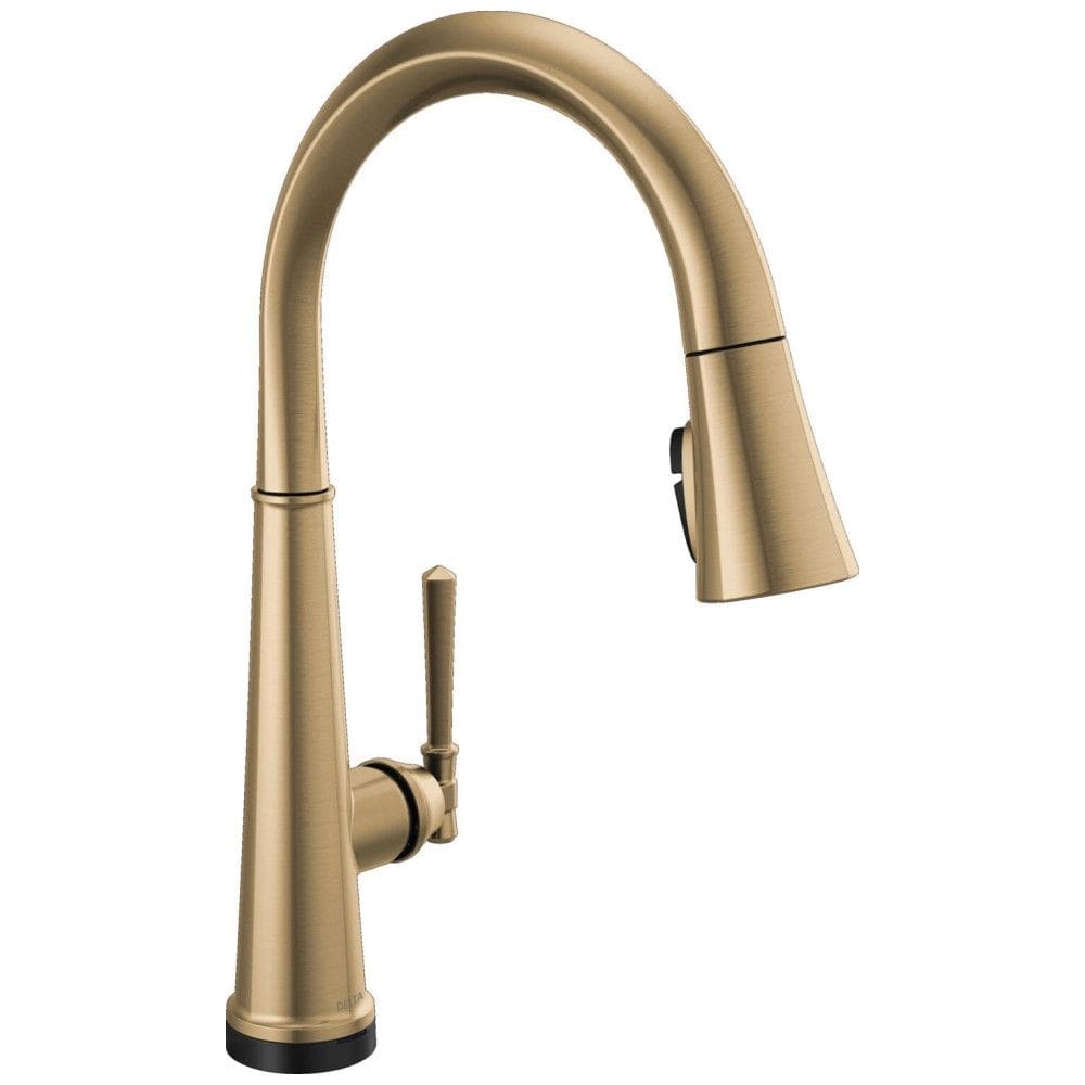 Torneira Cozinha com Tecnologia Touch2O e Pulverizador Pull Down, Delta Emmeline Gold 9182T-CZ-PR-DST, Champagne Bronze