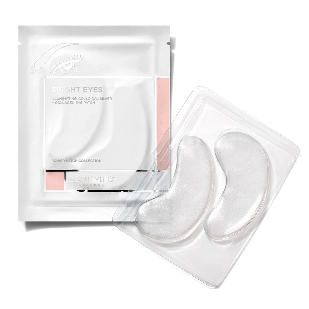 Tapa-olhos BeautyBio Bright Eyes Patches reduz a circulação