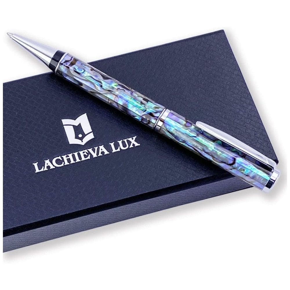 Caneta Esferográfica Executiva Vertical com Tinta e Recarga de Alta Qualidade, LACHIEVA LUX AB 028, Azul