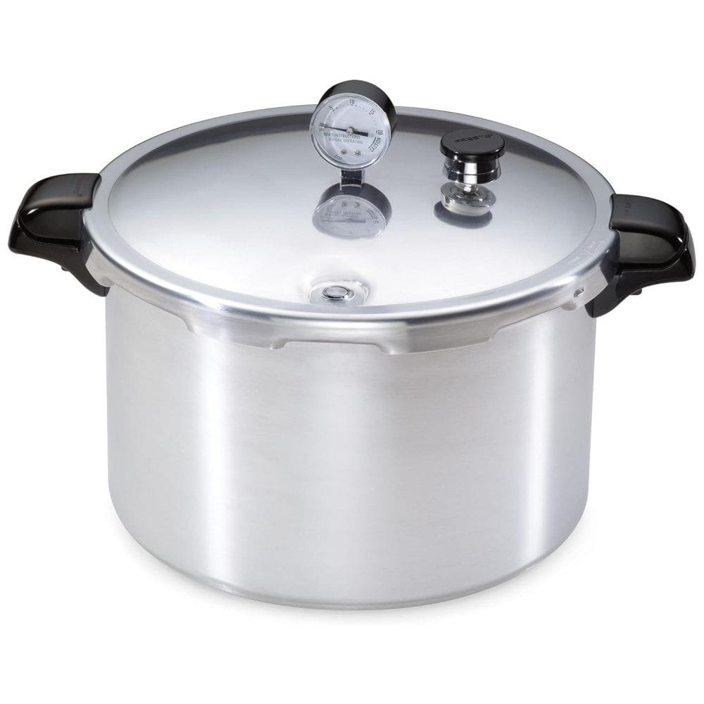 Panela de Pressão em Alumínio 15,1L com Manômetro de Pressão, 110V 1000W, Presto 01755, Prata