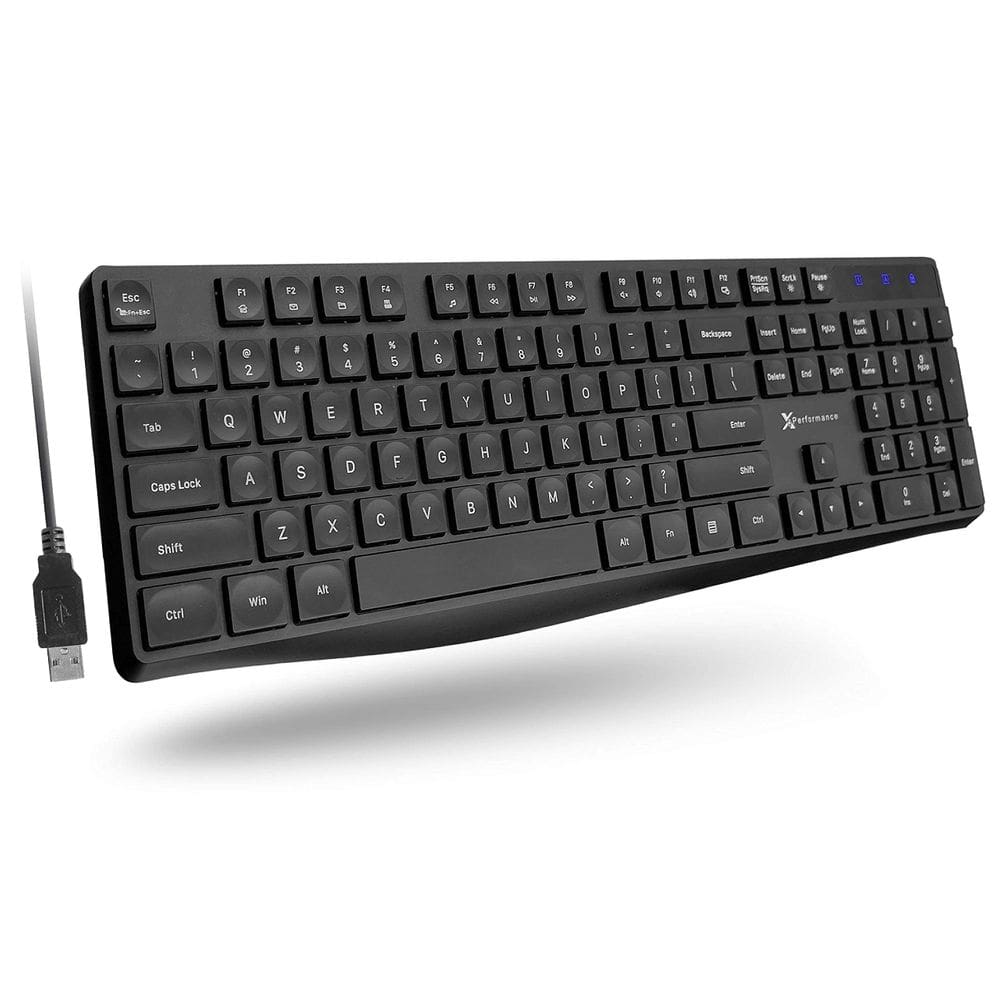 Teclado X9 Performance X9JJKEY USB com fio para PC/Chromebook