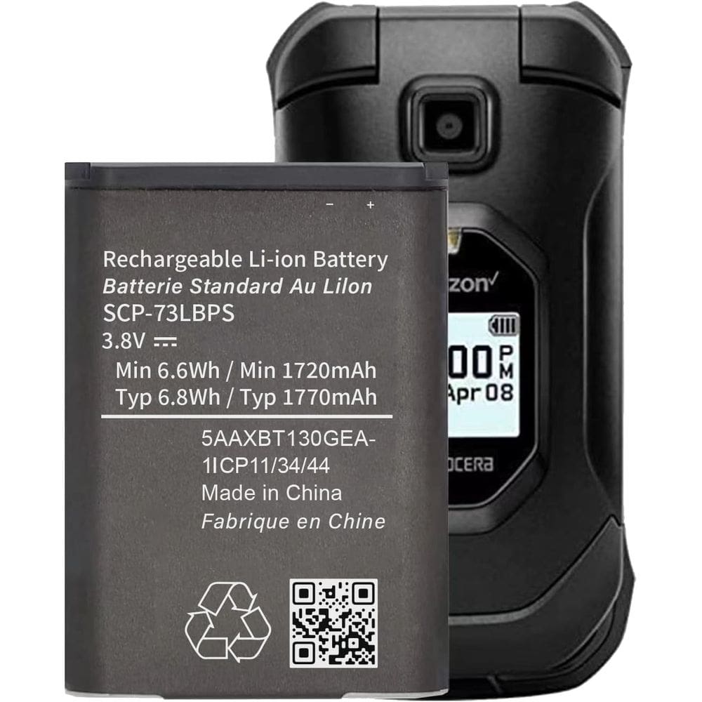 Bateria de reposição Soseieiu SCP-73LBPS 1770mAh para Kyocera DuraXV Extreme E4810