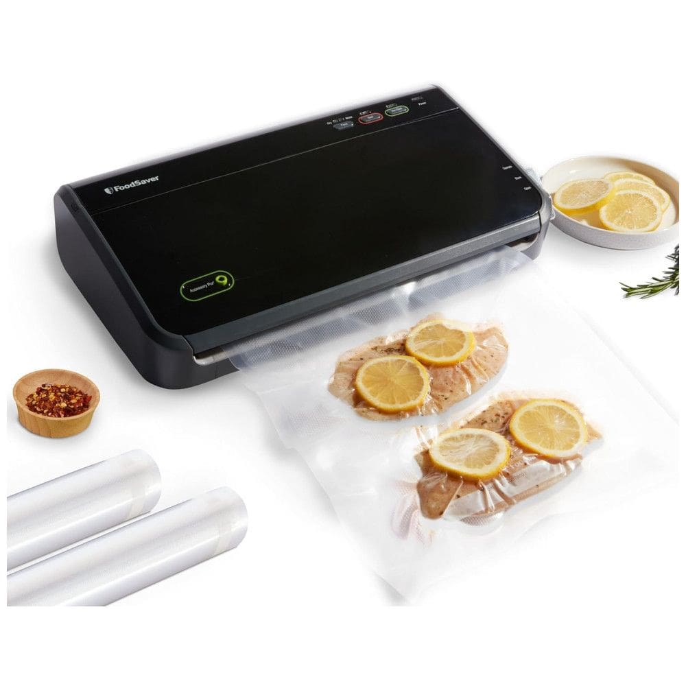 Máquina Seladora a Vácuo Portátil e Automática, Aço Inoxidável, 110v, FOODSAVER FM2100 000, Preto