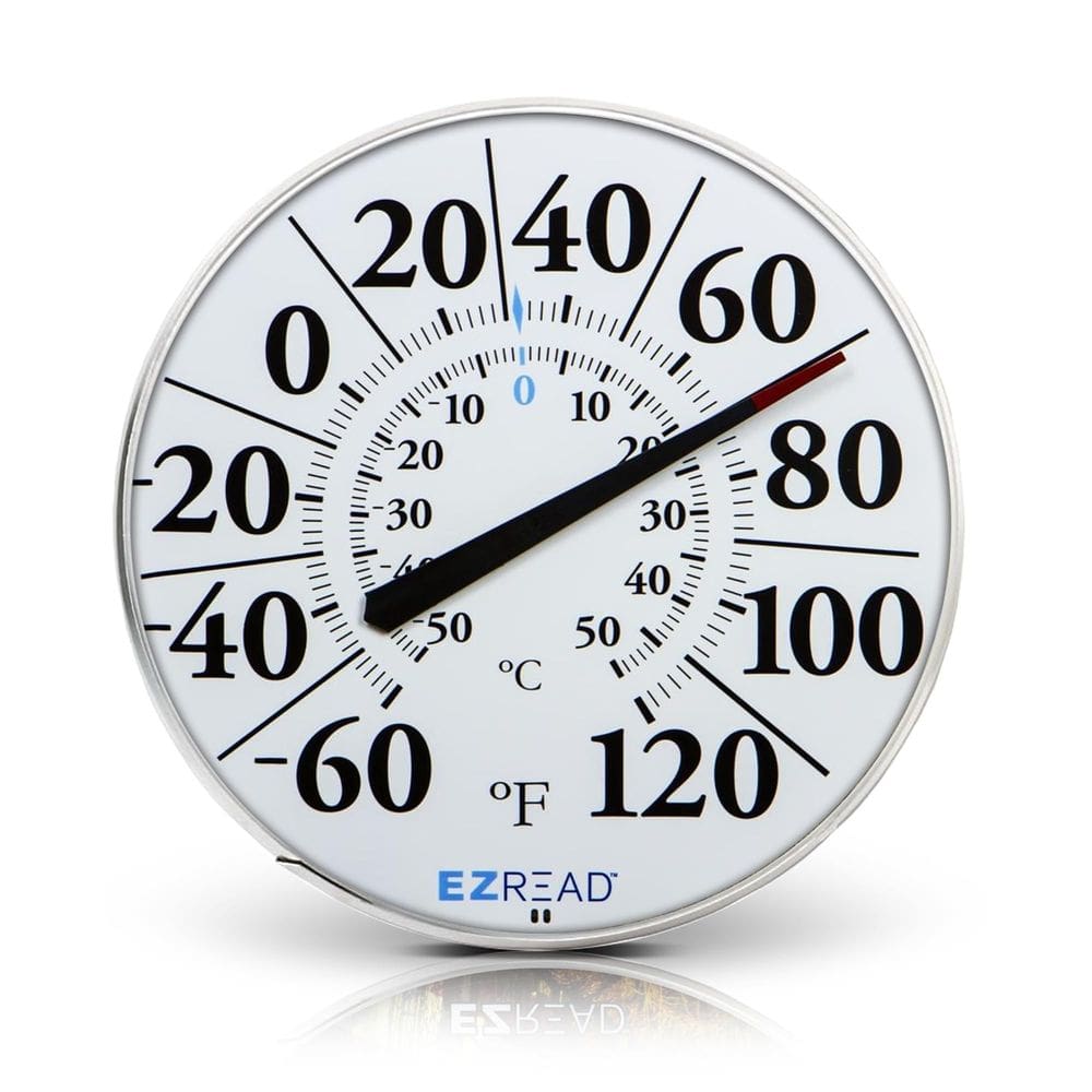 Termômetro Headwind EZREAD, mostrador suspenso de 32 cm, interno e externo