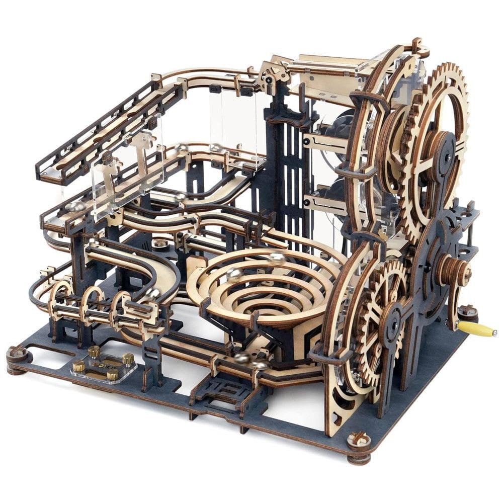 Quebra Cabeças 3D Circuito de Corrida Engenho para Crianças e Adultos, 253 Peças, HANDS CRAFT LGA01, Preto
