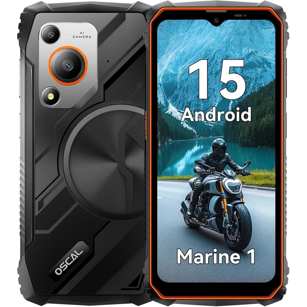 Smartphone OSCAL MARINE 1 12 GB de RAM 128 GB ROM 16 MP Android 15