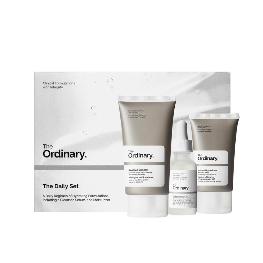 Kit Skincare Completo com Hidratante Vitamina B5 e Removedor de Maquiagens, THE ORDINARY, Branco