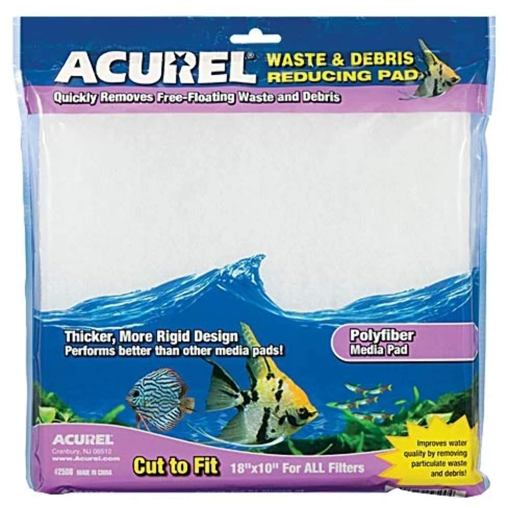Almofada de filtro para lago de aquário Acurel LLC 46x25 cm Polifibra