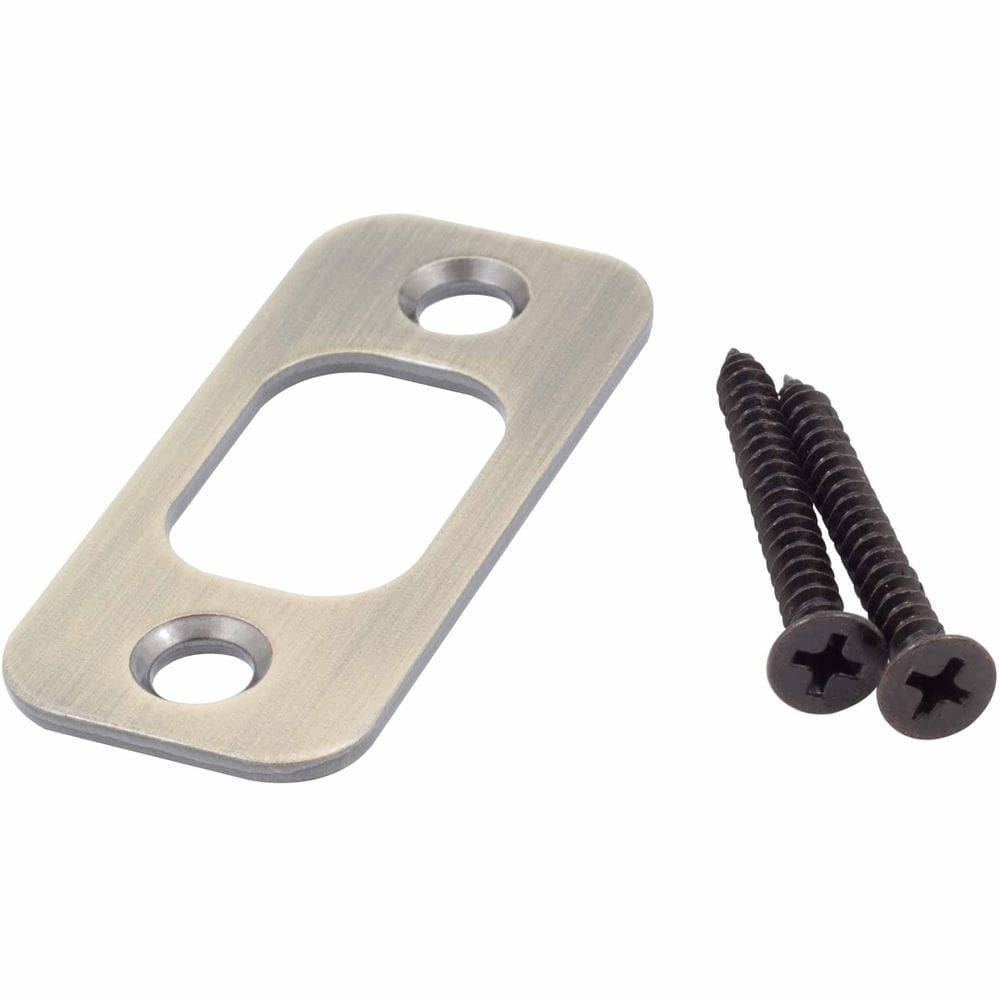 Deadbolt Strike Plate Stone Harbor Hardware, latão antigo