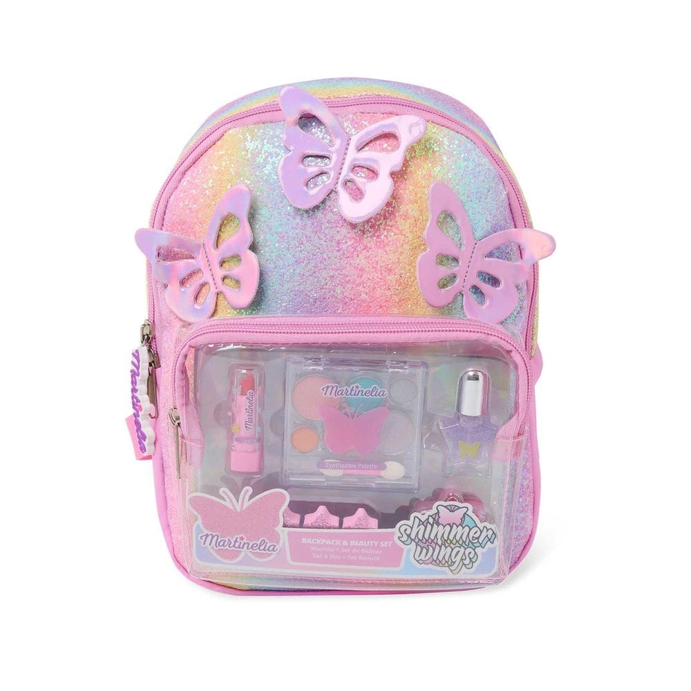 Conjunto de maquiagem MARTINELIA Shimmer Wings com mochila para crianças