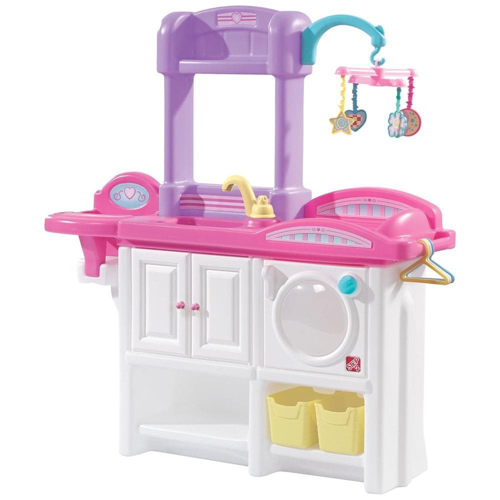 Berçário de Bonecas Inclui Acessórios de Brinquedo, Para Crianças de 2 a 6 Anos, Step2, Rosa