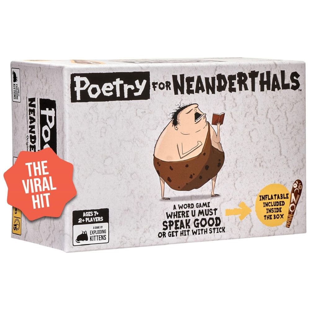 Jogo de Cartas para Adultos Poesia para Neandertais, Ajude a Equipe a Adivinhar a Palavra no Cartão, Pegue, Use Apenas um Som