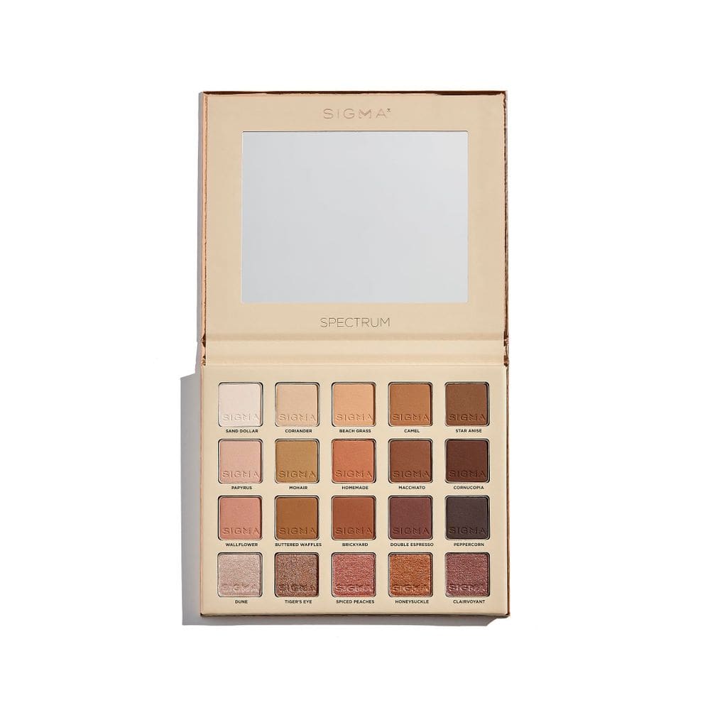 Paleta de sombras Sigma Beauty Spectrum 20 tons neutros