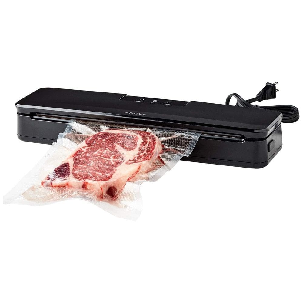 Seladora a Vácuo para Alimentos de Fácil Uso, 110v, ANOVA CULINARY ANVS01 US00, Preto